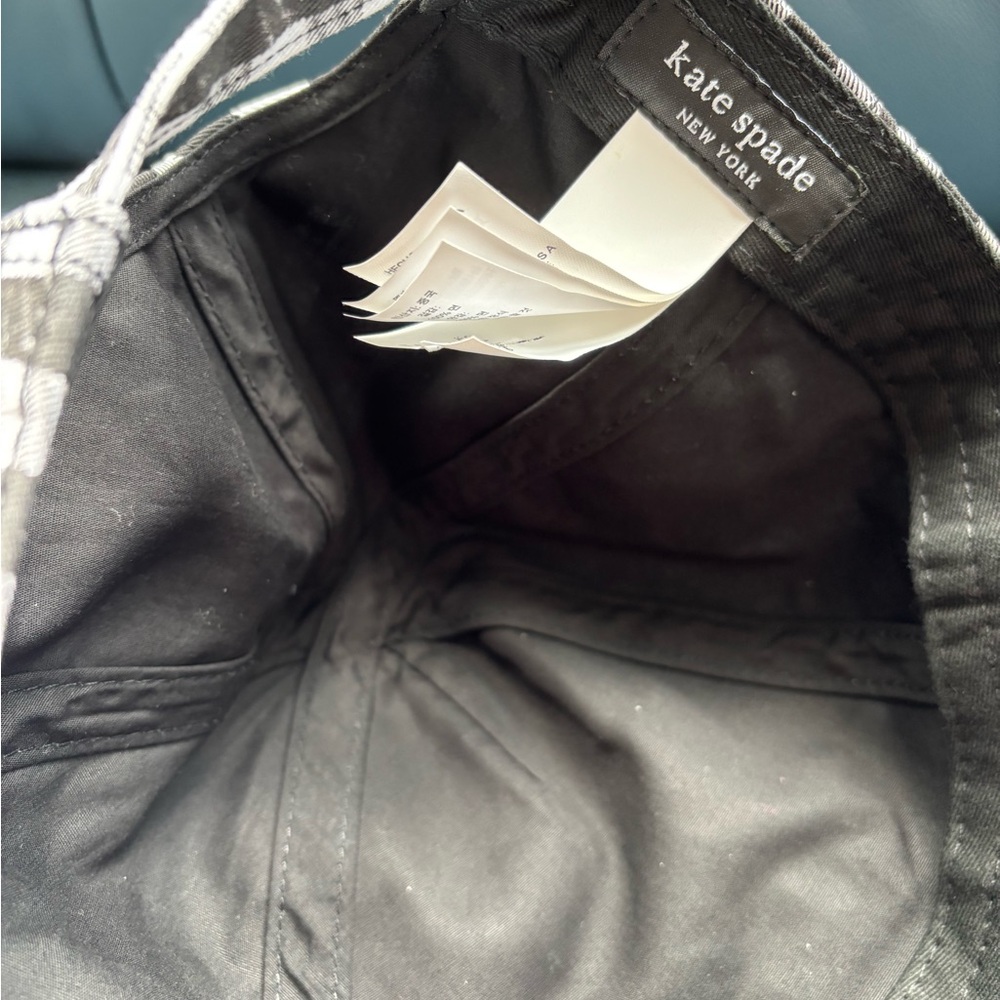 Kate Spade New York Black/White Baseball Cap - Picture 4 of 5